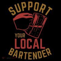 Support Your Local Bartender Toddler Sweatshirt
