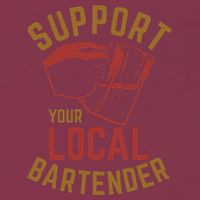 Support Your Local Bartender 16oz Travel Tumbler