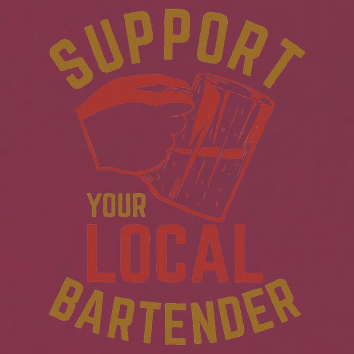Support Your Local Bartender 16oz Travel Tumbler