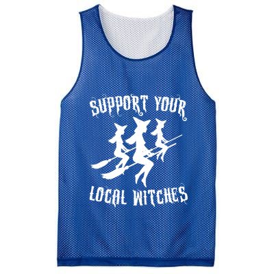 Support Your Local Witches Funny Gift Halloween Sexy Witch Funny Gift Mesh Reversible Basketball Jersey Tank