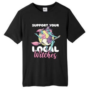 Support Your Local Witches Gift Tall Fusion ChromaSoft Performance T-Shirt