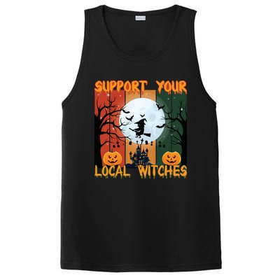 Support Your Local Witches Cute Gift PosiCharge Competitor Tank