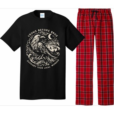 Support Your Local Murder Crows Before Bros Pajama Set