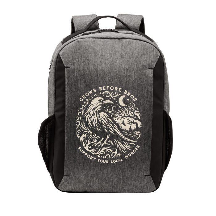 Support Your Local Murder Crows Before Bros Vector Backpack