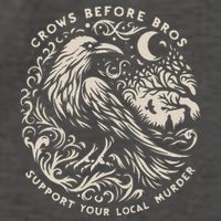 Support Your Local Murder Crows Before Bros Vector Backpack