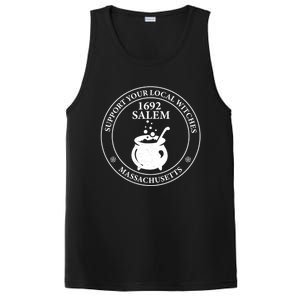 Support Your Local Witches The 1692 Witch Trials Of Salem Funny Gift PosiCharge Competitor Tank