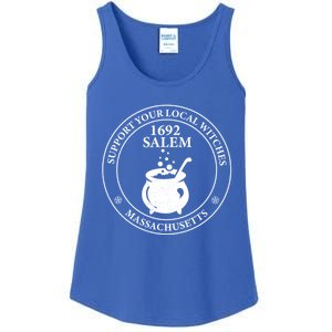 Support Your Local Witches The 1692 Witch Trials Of Salem Funny Gift Ladies Essential Tank