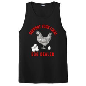 Support Your Local Egg Dealers Chicken Egg Lover PosiCharge Competitor Tank