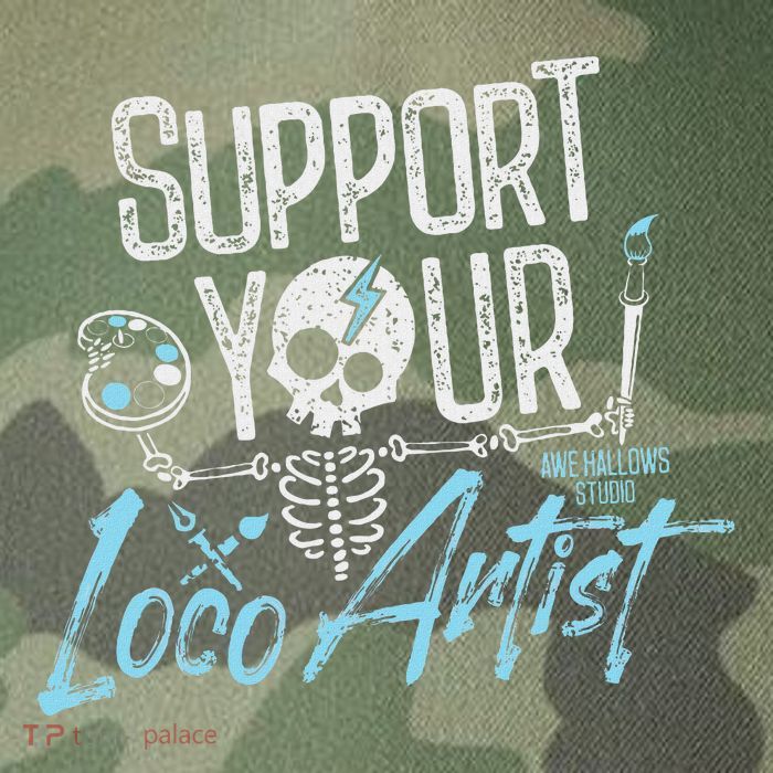 Support Your Loco Artist Creative Design Legacy Tie Dye Trucker Hat