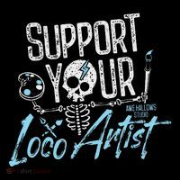 Support Your Loco Artist Creative Design Flexfit Unipanel Trucker Cap