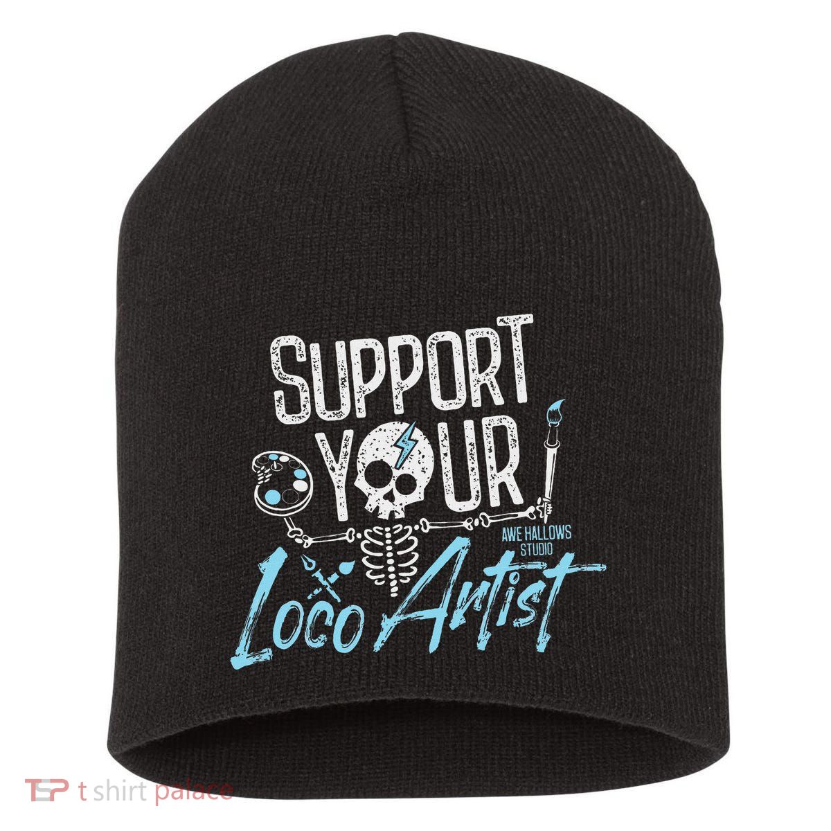 Support Your Loco Artist Creative Design Short Acrylic Beanie