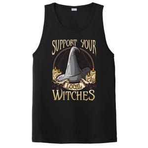 Support Your Local Witch! Funny Halloween Funny Gift PosiCharge Competitor Tank