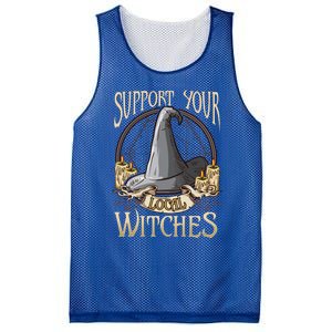 Support Your Local Witch! Funny Halloween Funny Gift Mesh Reversible Basketball Jersey Tank