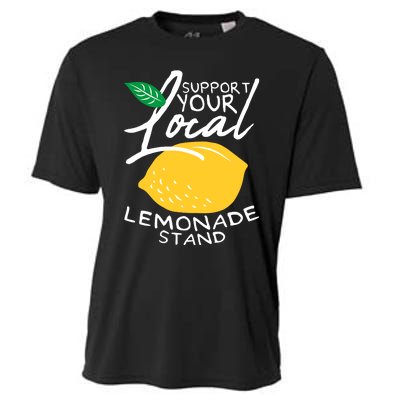 Support Your Local Lemonade Stand Cooling Performance Crew T-Shirt