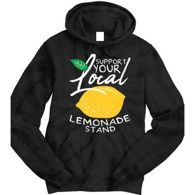 Support Your Local Lemonade Stand Tie Dye Hoodie