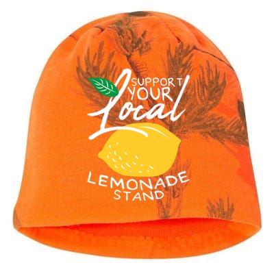 Support Your Local Lemonade Stand Kati - Camo Knit Beanie