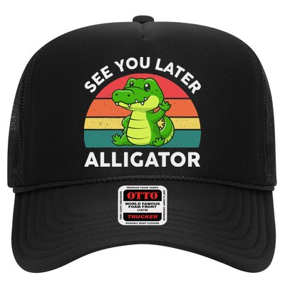 See You Later Alligator Crocodile Funny Trucker Hat