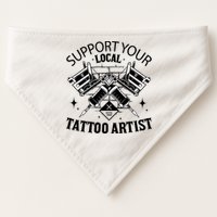 Support Your Local Tattoo Artist USA-Made Doggie Bandana