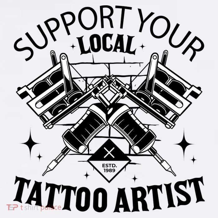 Support Your Local Tattoo Artist Baby Bodysuit