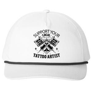 Support Your Local Tattoo Artist Snapback Five-Panel Rope Hat