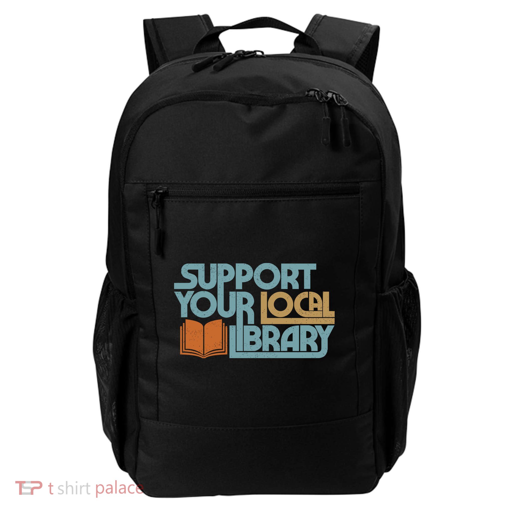 Support Your Local Library Backpack