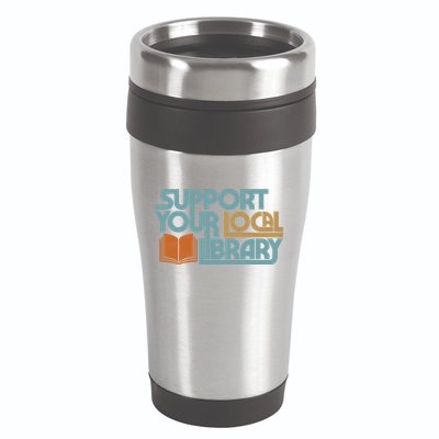 Support Your Local Library 16oz Travel Tumbler