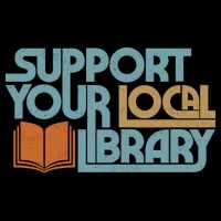 Support Your Local Library Pom Pom 12in Knit Beanie