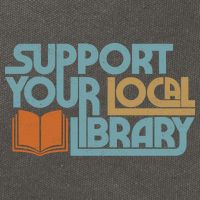Support Your Local Library Cotton Canvas Backpack