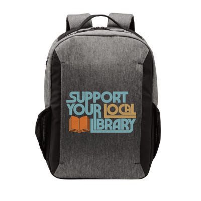 Support Your Local Library Vector Backpack
