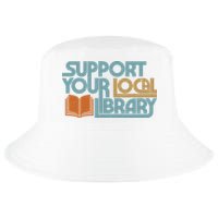 Support Your Local Library Cool Comfort Performance Bucket Hat