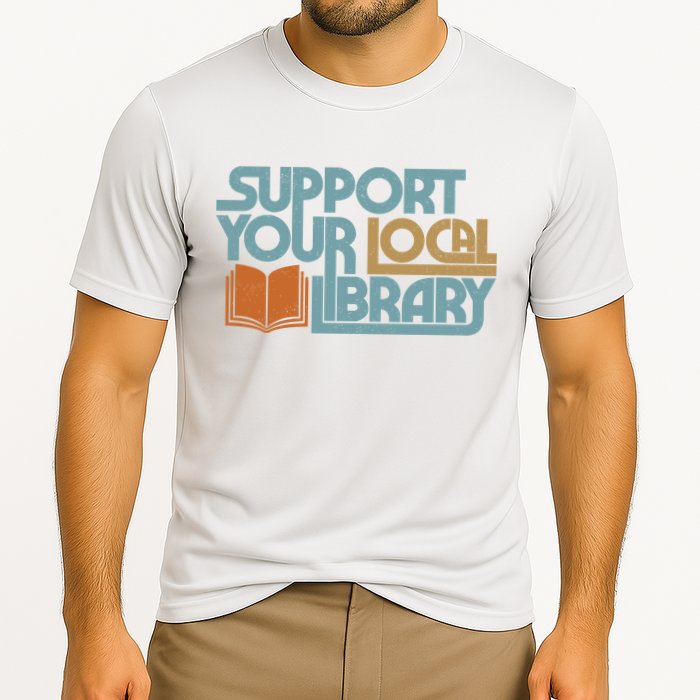 Support Your Local Library Performance Shirt