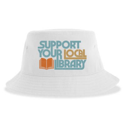 Support Your Local Library Sustainable Bucket Hat