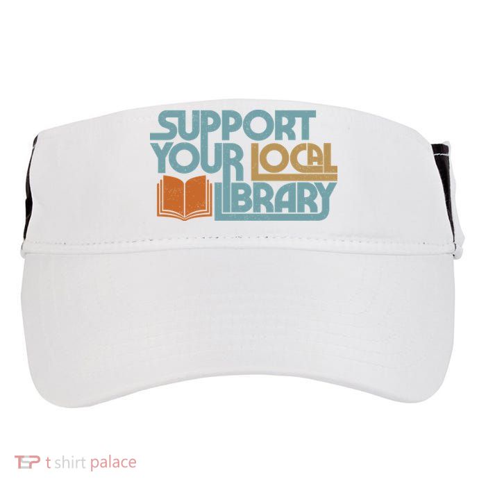 Support Your Local Library Adult Drive Performance Visor