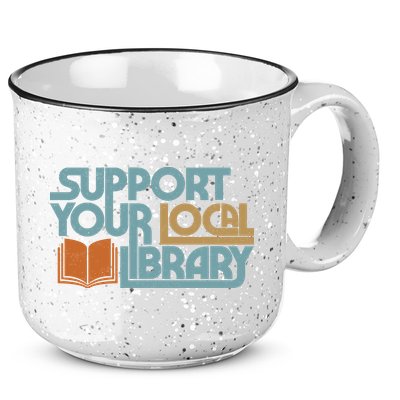Support Your Local Library 15oz Campfire Ceramic Mug