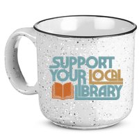 Support Your Local Library 15oz Campfire Ceramic Mug
