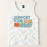 Support Your Local Library Tank Top
