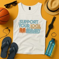 Support Your Local Library Tank Top