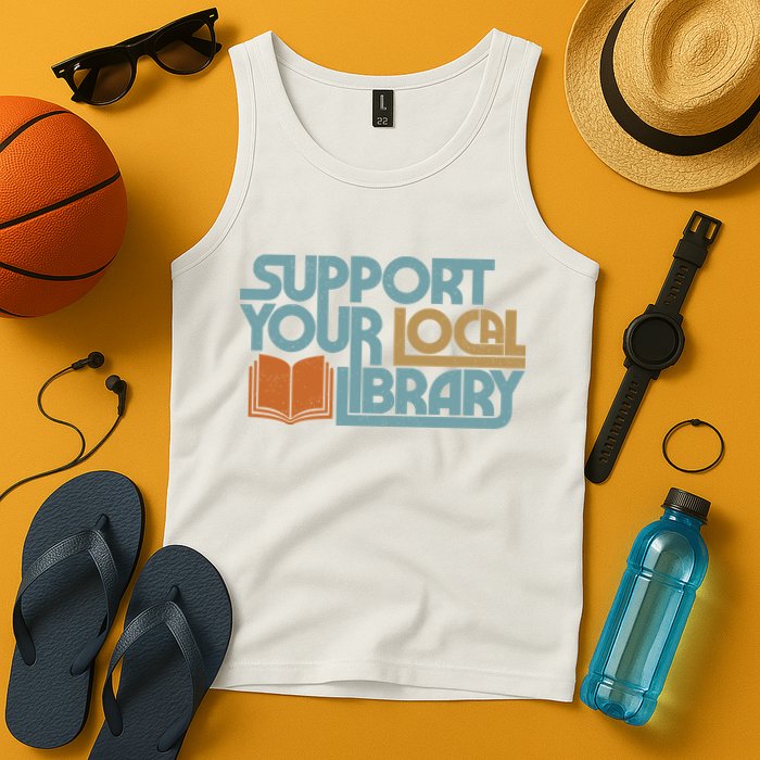 Support Your Local Library Tank Top