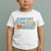 Support Your Local Library Toddler T-Shirt
