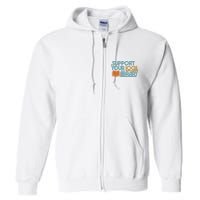 Support Your Local Library Full Zip Hoodie