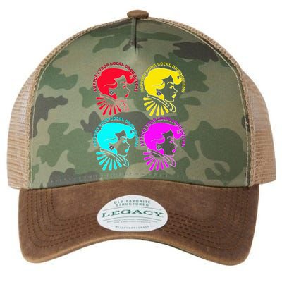 Support your local drag queens 1st Amendment Free Speech Legacy Tie Dye Trucker Hat