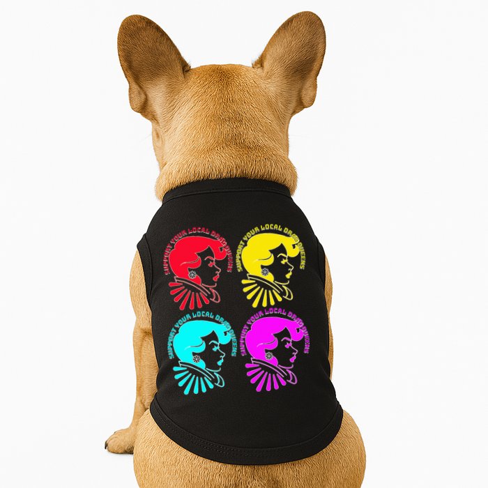 Support your local drag queens 1st Amendment Free Speech Doggie Tank