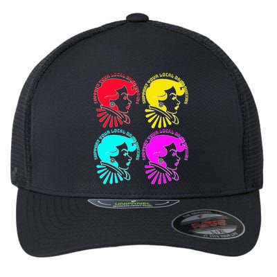 Support your local drag queens 1st Amendment Free Speech Flexfit Unipanel Trucker Cap