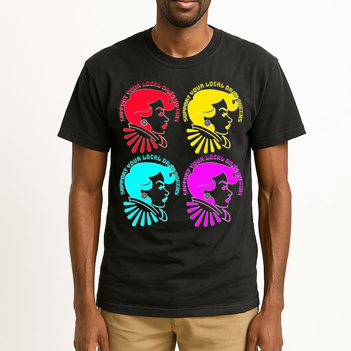 Support your local drag queens 1st Amendment Free Speech Tall T-Shirt