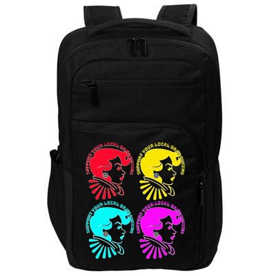 Support your local drag queens 1st Amendment Free Speech Impact Tech Backpack
