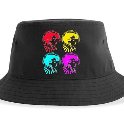 Support your local drag queens 1st Amendment Free Speech Sustainable Bucket Hat