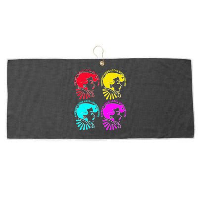 Support your local drag queens 1st Amendment Free Speech Large Microfiber Waffle Golf Towel