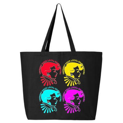Support your local drag queens 1st Amendment Free Speech 25L Jumbo Tote
