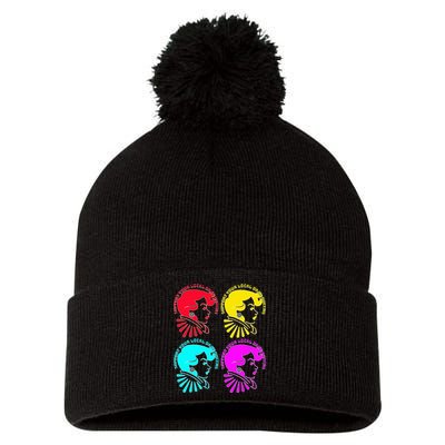 Support your local drag queens 1st Amendment Free Speech Pom Pom 12in Knit Beanie