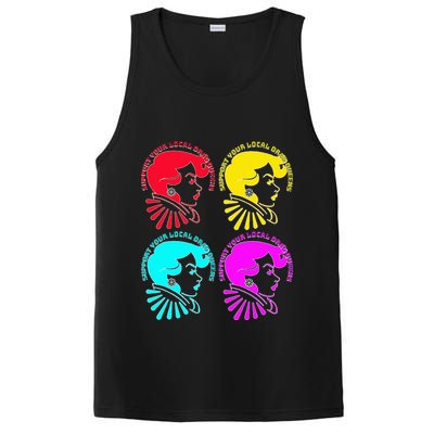 Support your local drag queens 1st Amendment Free Speech PosiCharge Competitor Tank
